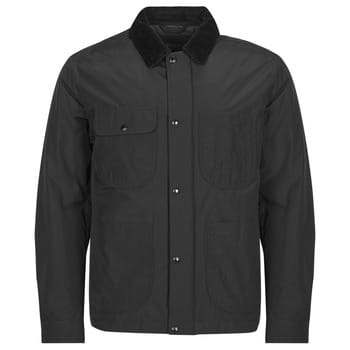 Windjack Polo Ralph Lauren GEWAXT "OILCLOTH" JACK MET CORDUROY KRAAG
