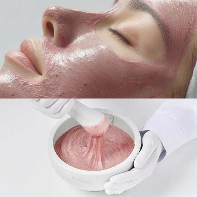 [MEDIHEAL] Rose PDRN Derma Crème Pack Reiniger 120ml white