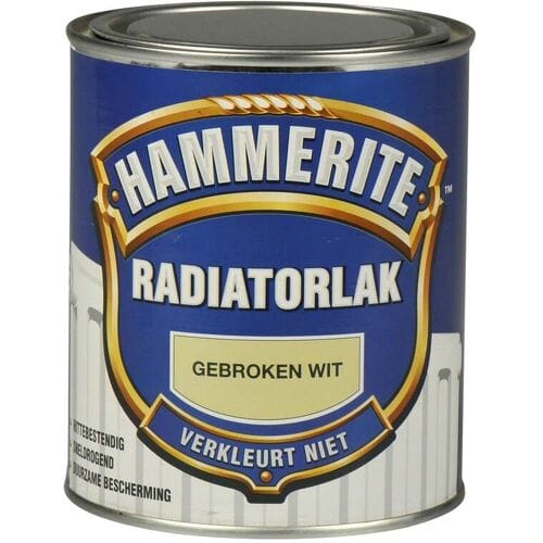 Hammerite - Radiatorlak Hoogglans - Gebroken Wit - 750 Ml