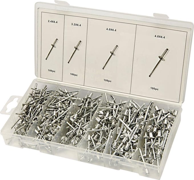 HBM 400 Delige Popnagel Assortiment