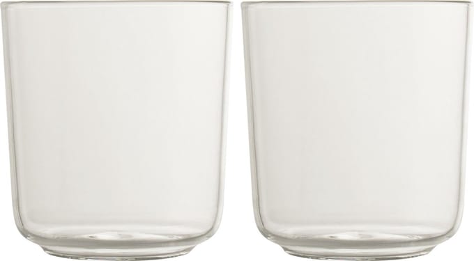 Gusta Fika - Waterglas - Waterglazen - ø8,6cm - set 2 stuks