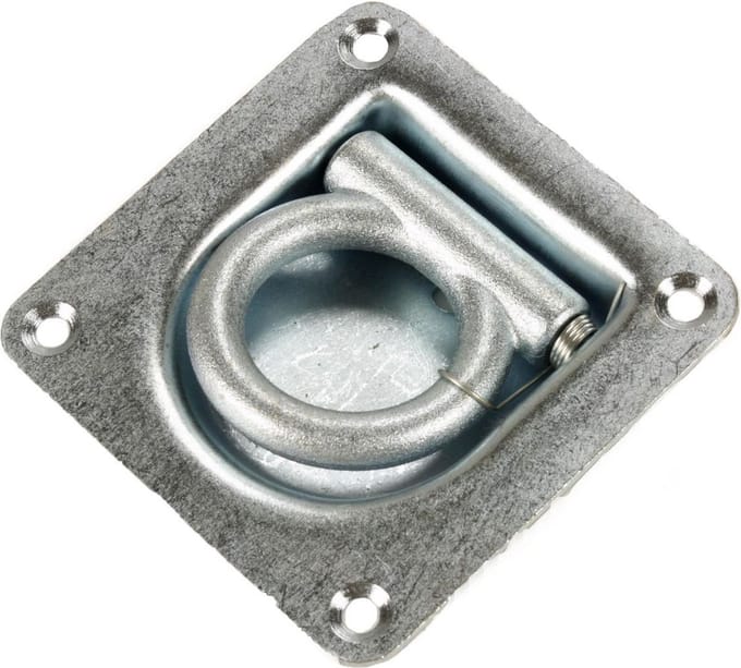 BTP - Sjoroog / Dek-ring - Enkel met veer - 100 x 95 mm - 4 stuks