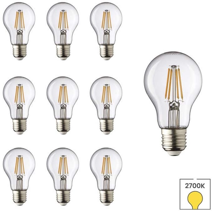 Lybardo - E27 LED Lamp - 10-pack - 4W - 2700K Warmwit Licht