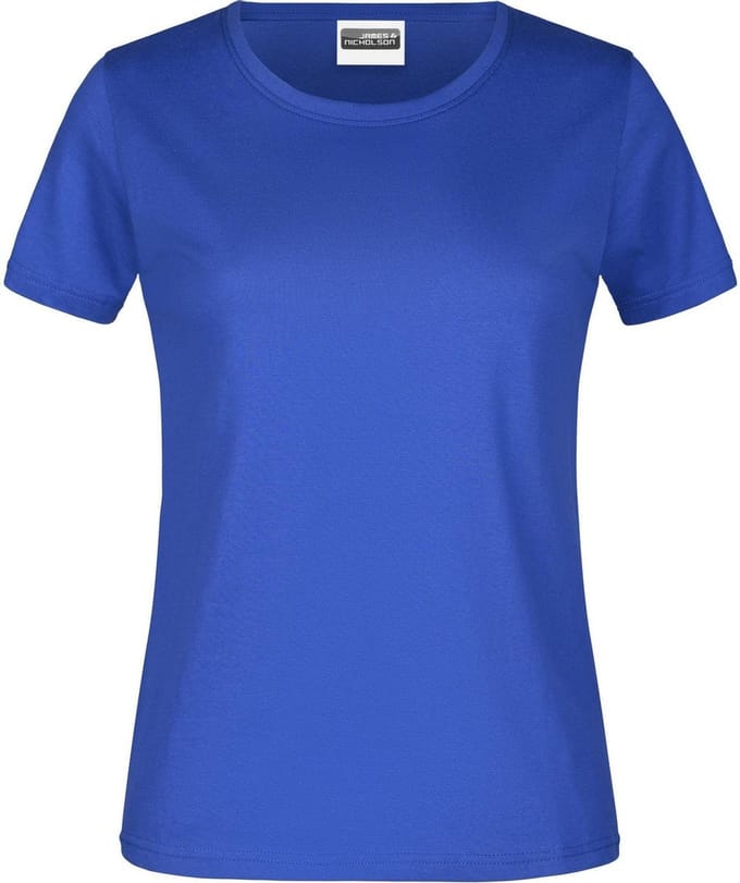 James And Nicholson Dames/dames Ronde Hals Basic T-Shirt (Koninklijk)