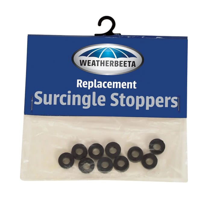 Set van 10 rubberen paarden singelstoppers Weatherbeeta