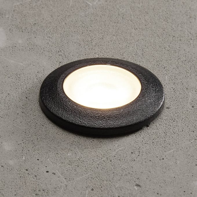 Fumagalli Inbouwlamp Teresa rond zwart/mat 3.000K