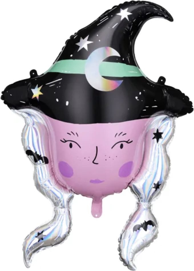 Partydeco - Folieballon Heks 61,5 x 86,5 cm