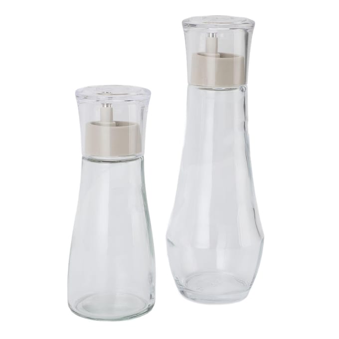 Mondwaterdispensers 150ml en 260ml Glas Navulbare Multifunctionele Mondwatercontainer voor gray