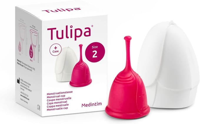 Menstruatiecup - Menstruatieproduct - Hygiënisch - Herbruikbaar - Maat 2 20ml