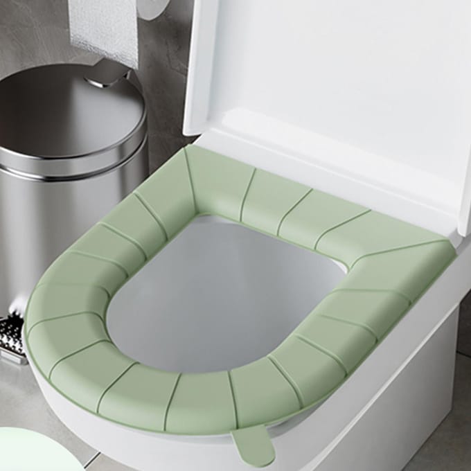 Toiletbrilhoes Alle Seizoenen Universeel EVA Waterdicht Wasbaar Herbruikbaar Toiletbrilhoes Pad met gray