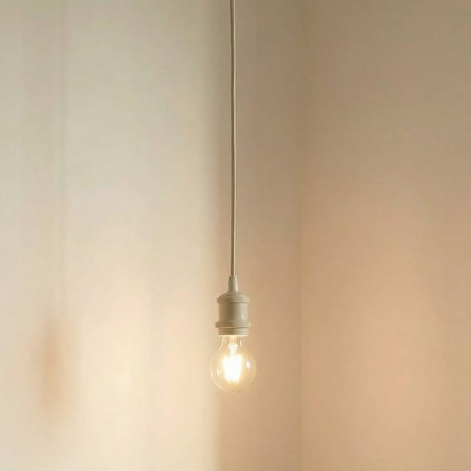 Lindby - hanglamp - 1licht - Aluminium, staal - H: 6.5 cm - E27 - beige