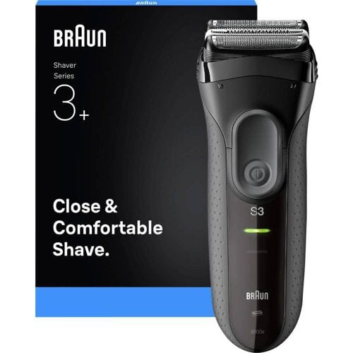 Braun Rasierer Series 3 3000 Black/Grey Scheerapparaat Grijs