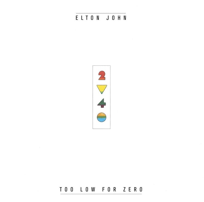 Elton John - Too Low For Zero (CD) (Remastered)