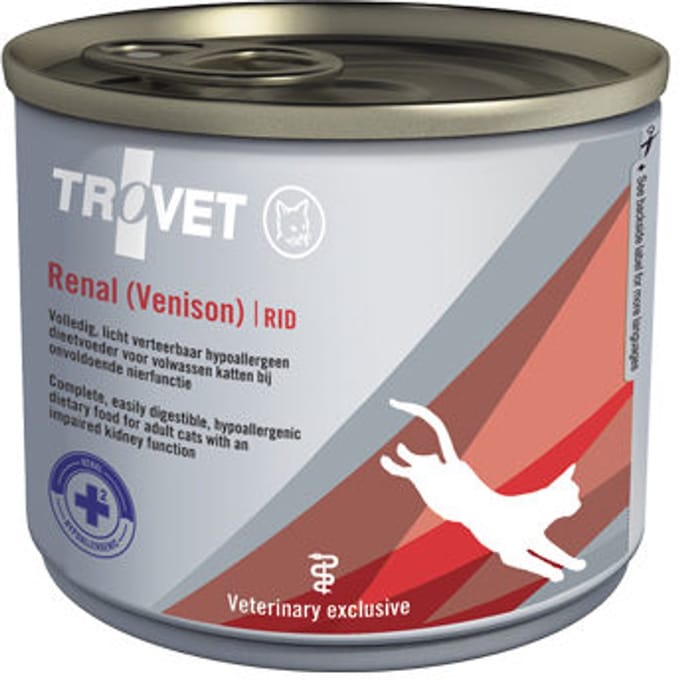 TROVET Renal RID (Venison) Kat - 12 x 200 g blikken