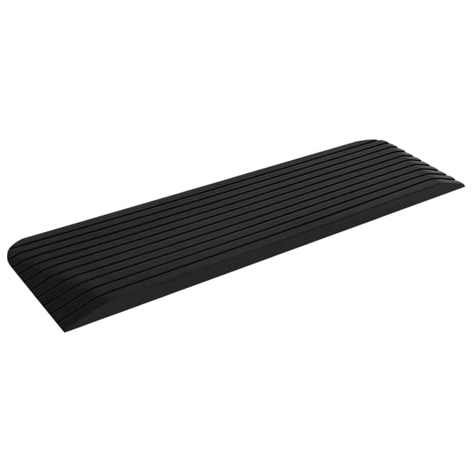 vidaXL - Drempelhulp - 110x32x3,8 - cm - rubber