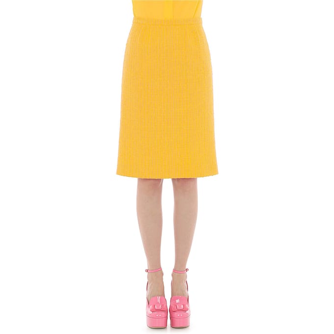 Moschino Skirt Yellow Größe: 42 | Midiröcke Outlet | Damen | Gelb