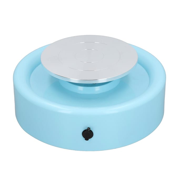 Elektrisch Draaischijf Variabele Snelheid Keramiek Vormmachine DIY Klei Kunst Maken Gereedschap Kit Blauw US Plug white