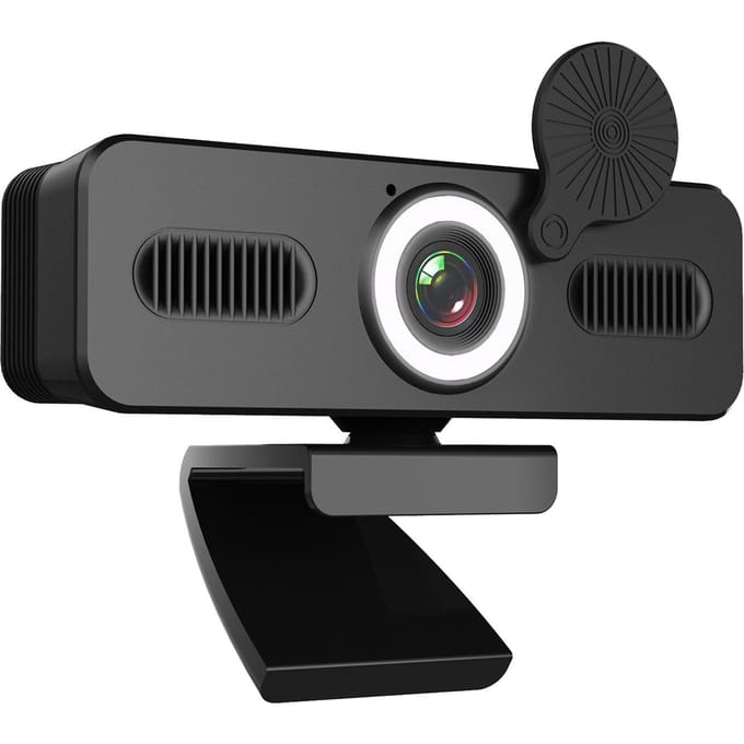 Webcam HD 2160P avec Microphone, caméra Web USB, grand Angle de 120 degrés avec 1080P