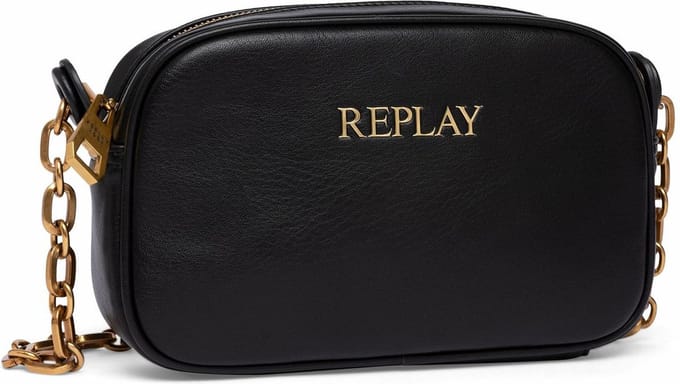 REPLAY Schoudertas Crossbody Bag Black Zwart