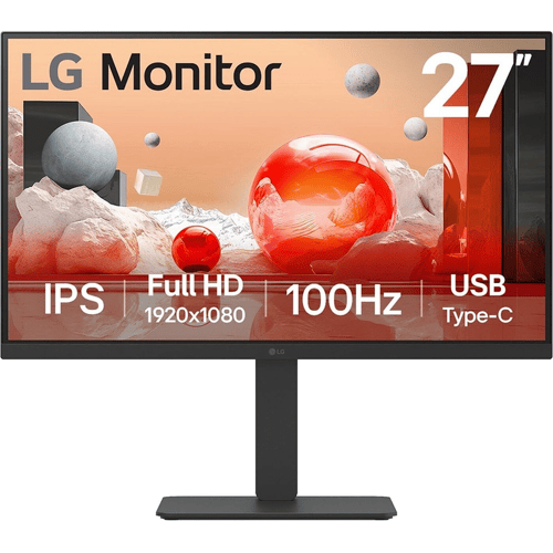 LG 27BA750-B computermonitor 68,6 cm (27") 1920 x 1080 pixels Full HD LCD zwart