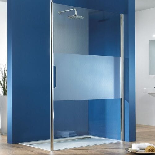 HSK Walk In Easy Comfort 1 front element 120 cm with handle cut-out, stop right 1242120-41-50-R handle