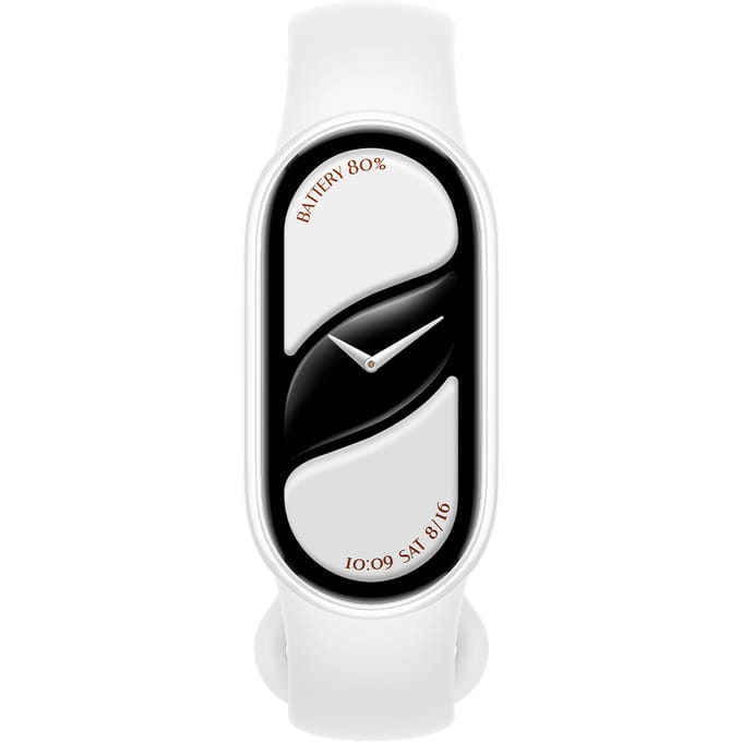Xiaomi Smart Band 10 Ceramic Edition activity tracker with strap - pearl white