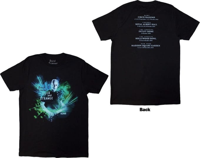 David Gilmour - Luck & Strange Rome Heren T-shirt - S - Zwart