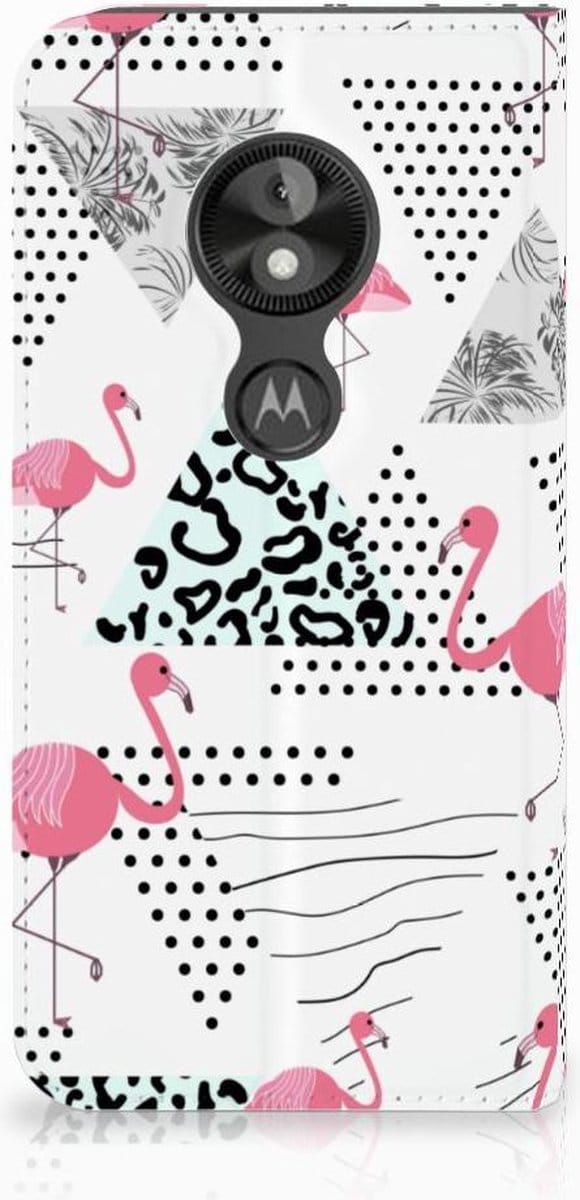 Motorola Moto E5 Play Hoesje maken Flamingo Triangle