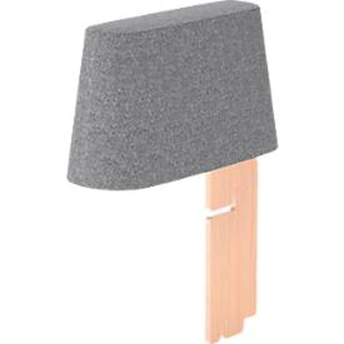 Nowy Styl rugleuning voor Tri.Ply L- en M-zitpoufs, grijs