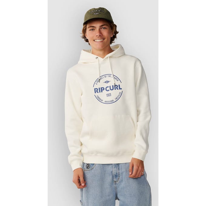 Rip Curl Staple Hoodie Wit S Man