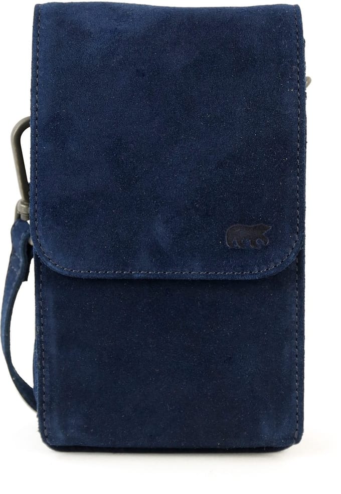Bear Design Robbie Suede Leren Crossbodytas / Schoudertas - Blauw