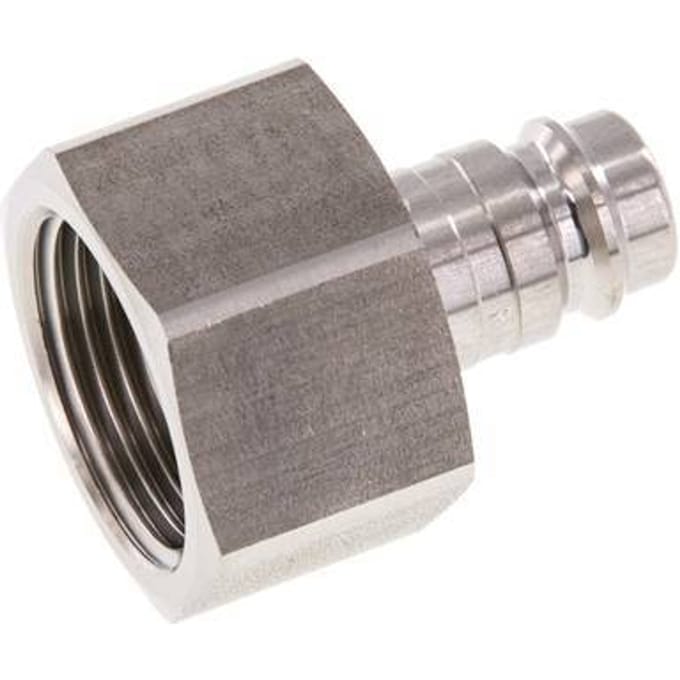 RVS DN 10 Luchtkoppeling Insteeknippel G 3/4 inch Binnendraad - CLP10-F-S-P-034