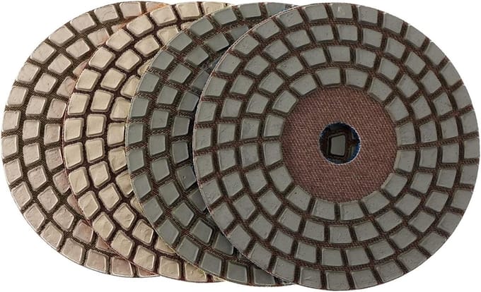 Polijstkussen Set - Diamant Pads - Steen Bewerken - Droog Polijsten - 4 Inch - Niet Gespecificeerd
