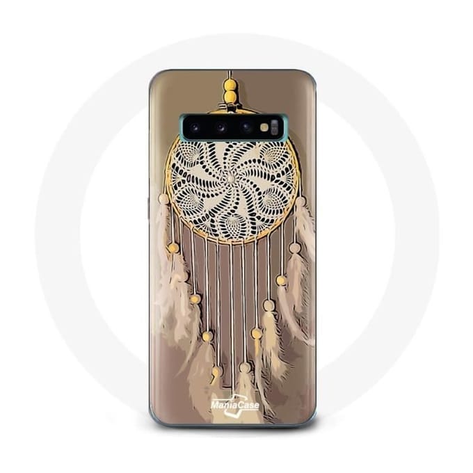 Coque pour Samsung Galaxy S10 Plus Attrape Rêve marron Capteur de Rêves
