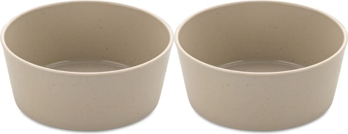Kom, 0.89 L, Set van 2, Organic, Zand Beige - Koziol | Connect Bowl