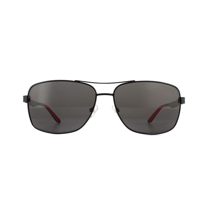 Carrera Zonnebril 8014/S 003 M9 Mat Zwart Grijs Gepolariseerd