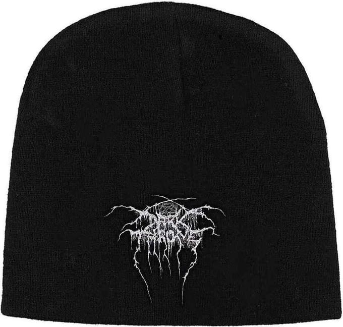 Darkthrone Logo Beanie Muts Zwart - Officiële Merchandise
