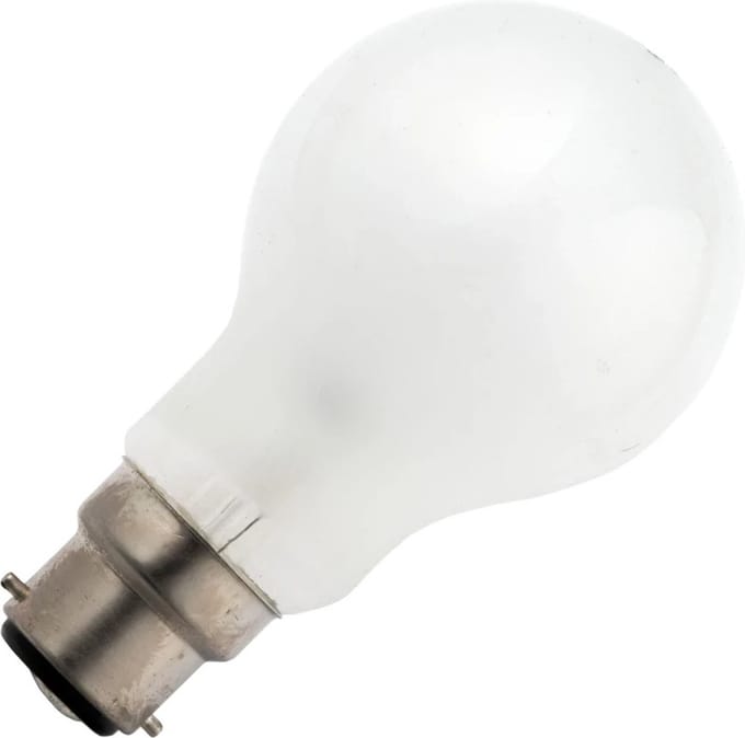 Schiefer Ba22d Gloeilamp | 100W 2700K 1450lm 48V Mat | Dimbaar