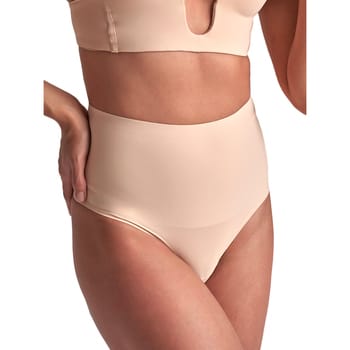 Bye Bra Waist control thong, Beige, S