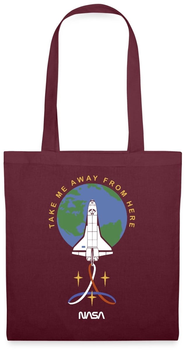 NASA Take Me Away From Here Tas Van Stof Schoudertas