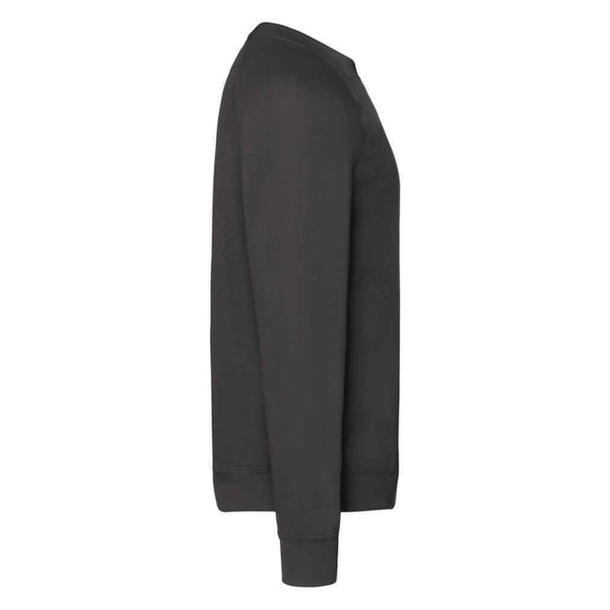 Fruit of the Loom Heren Klassiek Sweatshirt (Zwart)