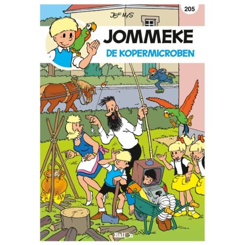 205 De Kopermicroben - Jommeke Strip - Nieuwe Look