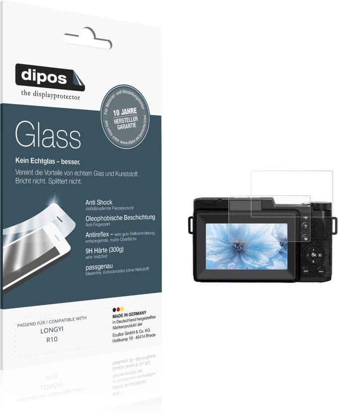 dipos – 2x Matte Pantserfolie geschikt voor LONGYI R10 | 9H Screenprotector