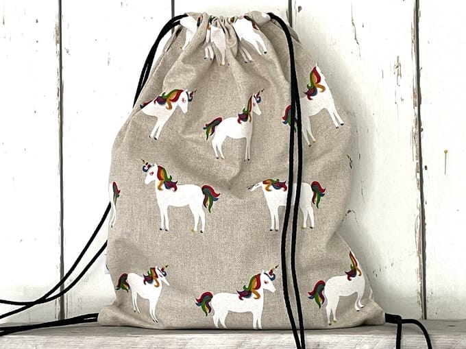MixG | Gymtasje | Unicorn/Eenhoorn - Kastelen - Prinsessen| Meisje