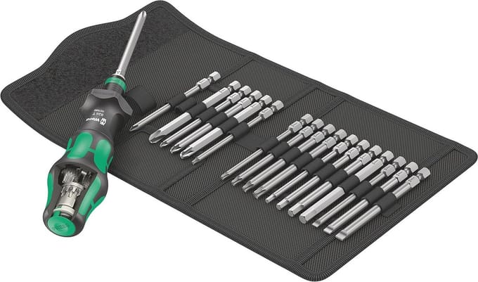 19-delige Schroevendraaierset met Turbo-Functie – Compact en Efficiënt