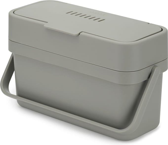 Joseph Joseph Duo Opal - Composteer Emmertje Easy Fill - Glas - Grijs