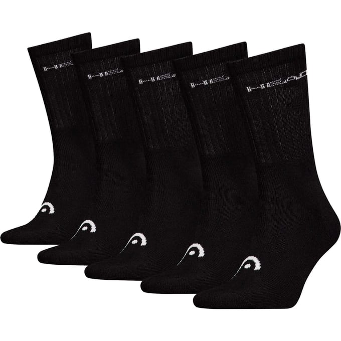 HEAD unisex 5P sokken elements zwart II