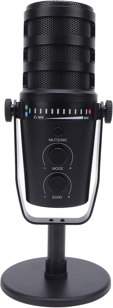 Dynamische Microfoon - Opname Microfoon - Live Streaming - Cardioïde Opname - 26x12x11 cm