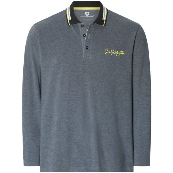 Poloshirt met lange mouwen KNUTSEN blauw