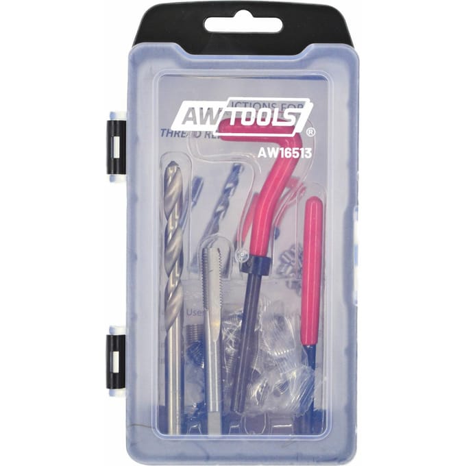 Awtools - Serie AW - Schroefdraad Reparatieset - M6 x 1.0 - 30 delen